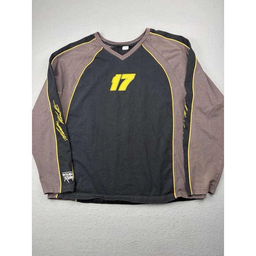 Vintage Y2K Matt Kenseth #17 Team Caliber Roush Racing NASCAR Shirt Large